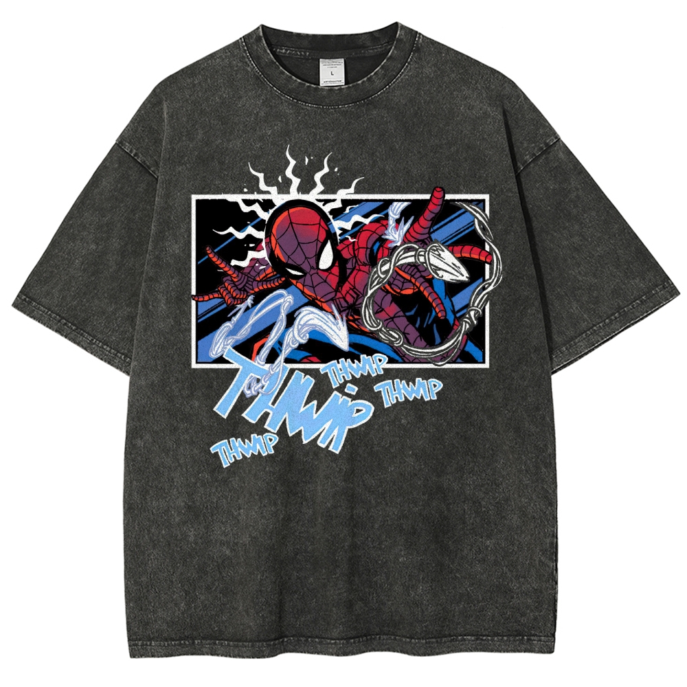 Spider Web Swing Washed T-Shirt