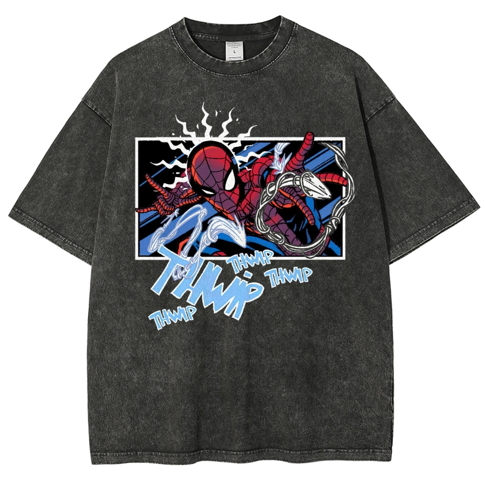 Spider Web Swing Washed T-Shirt
