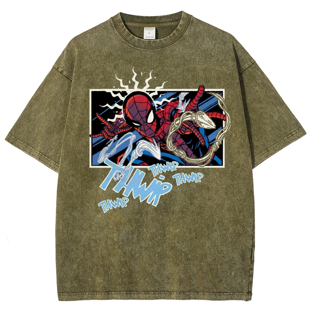 Spider Web Swing Washed T-Shirt