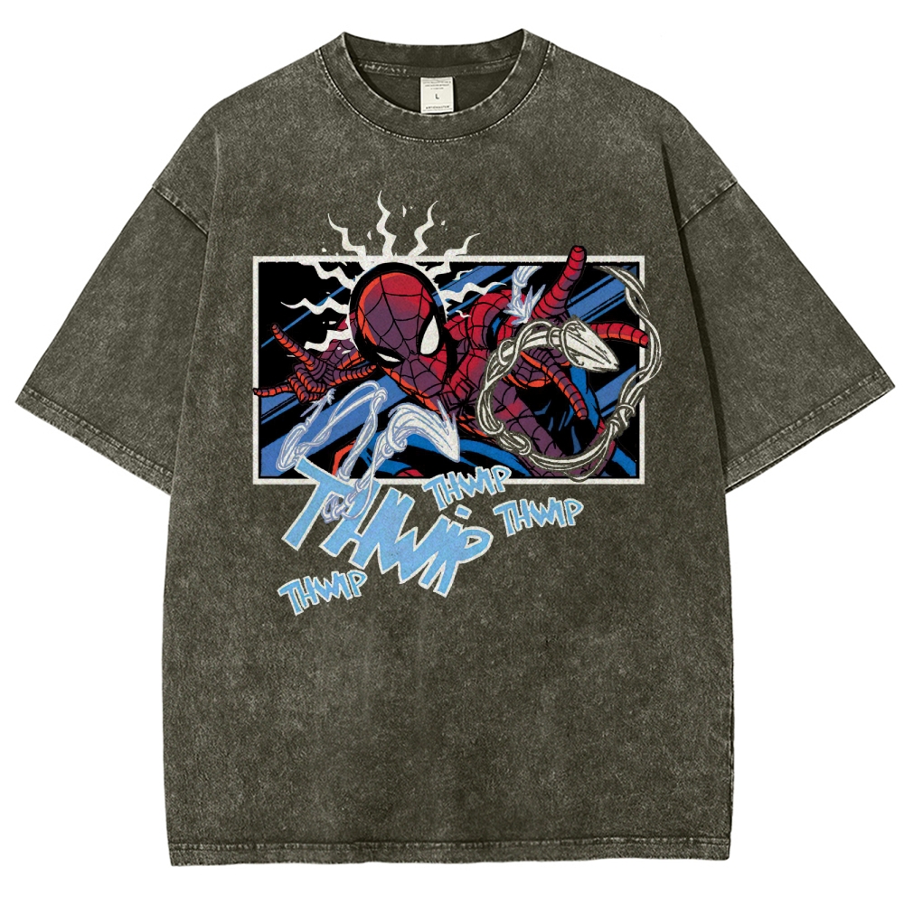 Spider Web Swing Washed T-Shirt