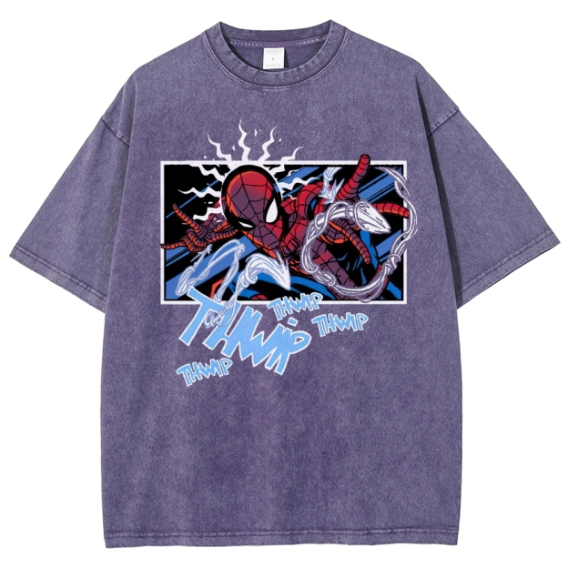 Spider Web Swing Washed T-Shirt