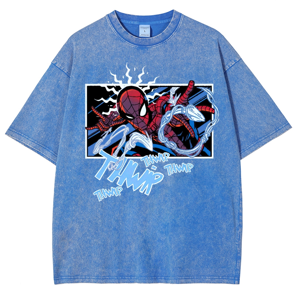 Spider Web Swing Washed T-Shirt