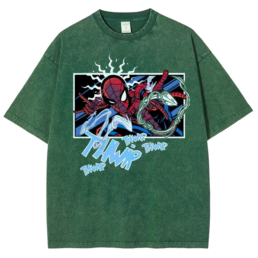 Spider Web Swing Washed T-Shirt