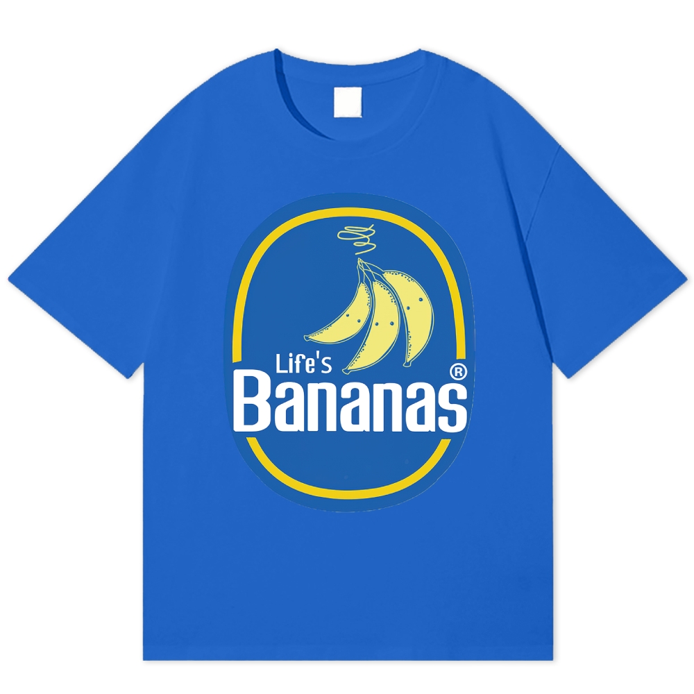 Life's Banananas Retro Cotton T-shirt