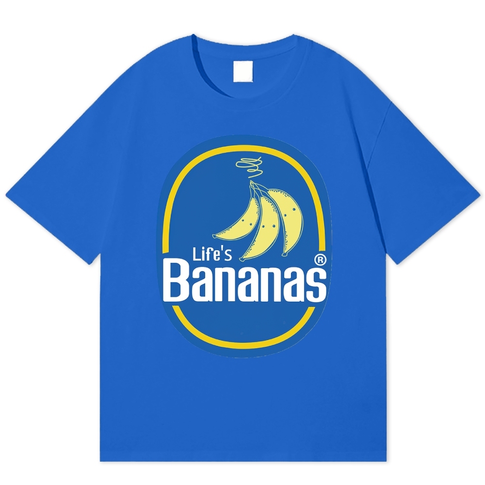 Life's Banananas Retro Cotton T-shirt