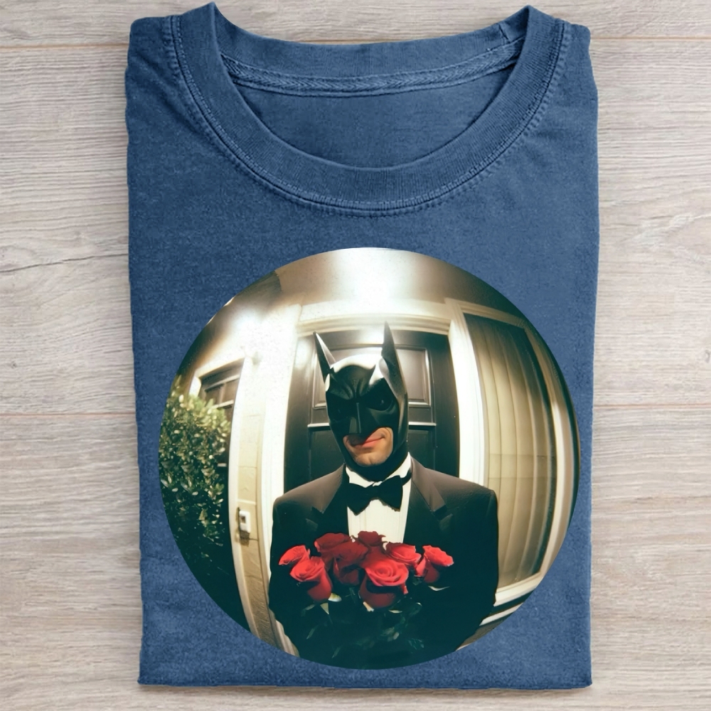 Masked Romantic Hero Washed Tee