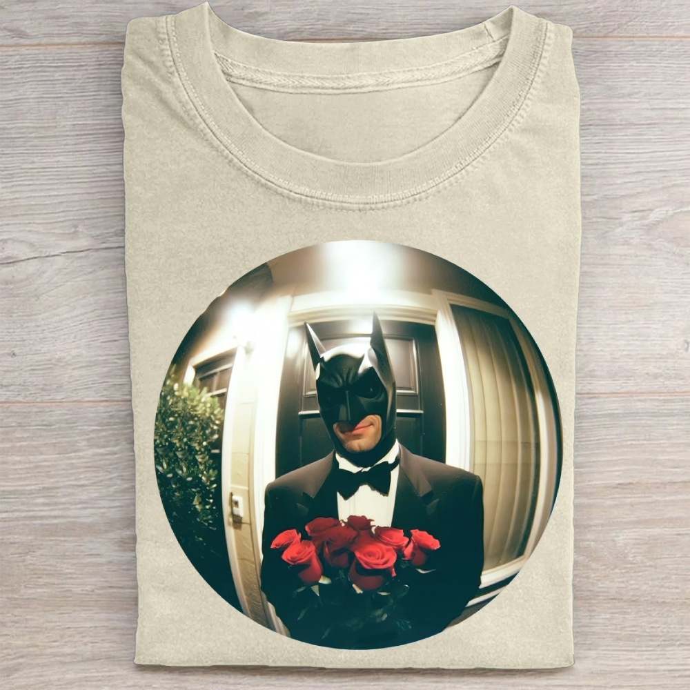Masked Romantic Hero Washed Tee 