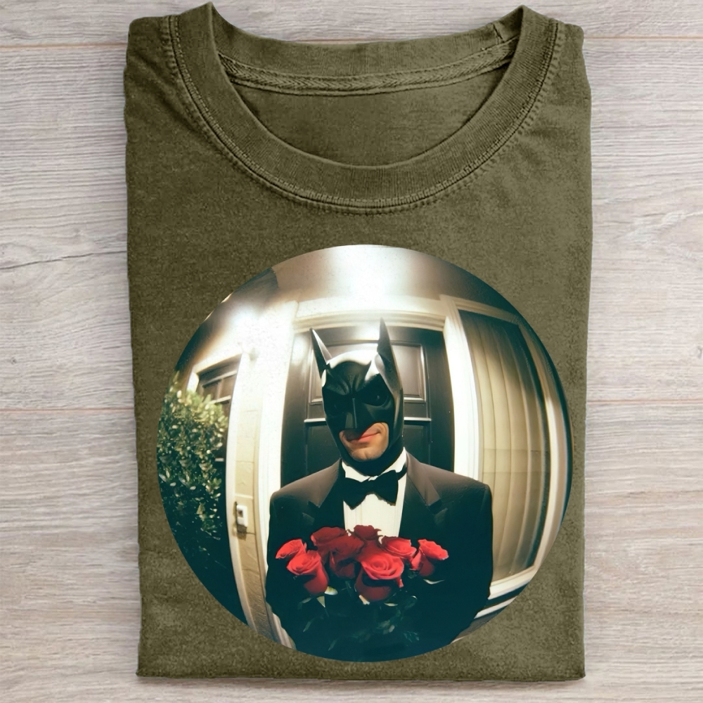 Masked Romantic Hero Washed Tee 