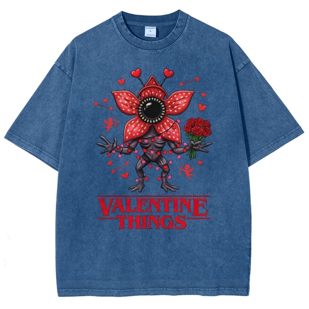 Stranger Valentine Monster Washed T-Shirt
