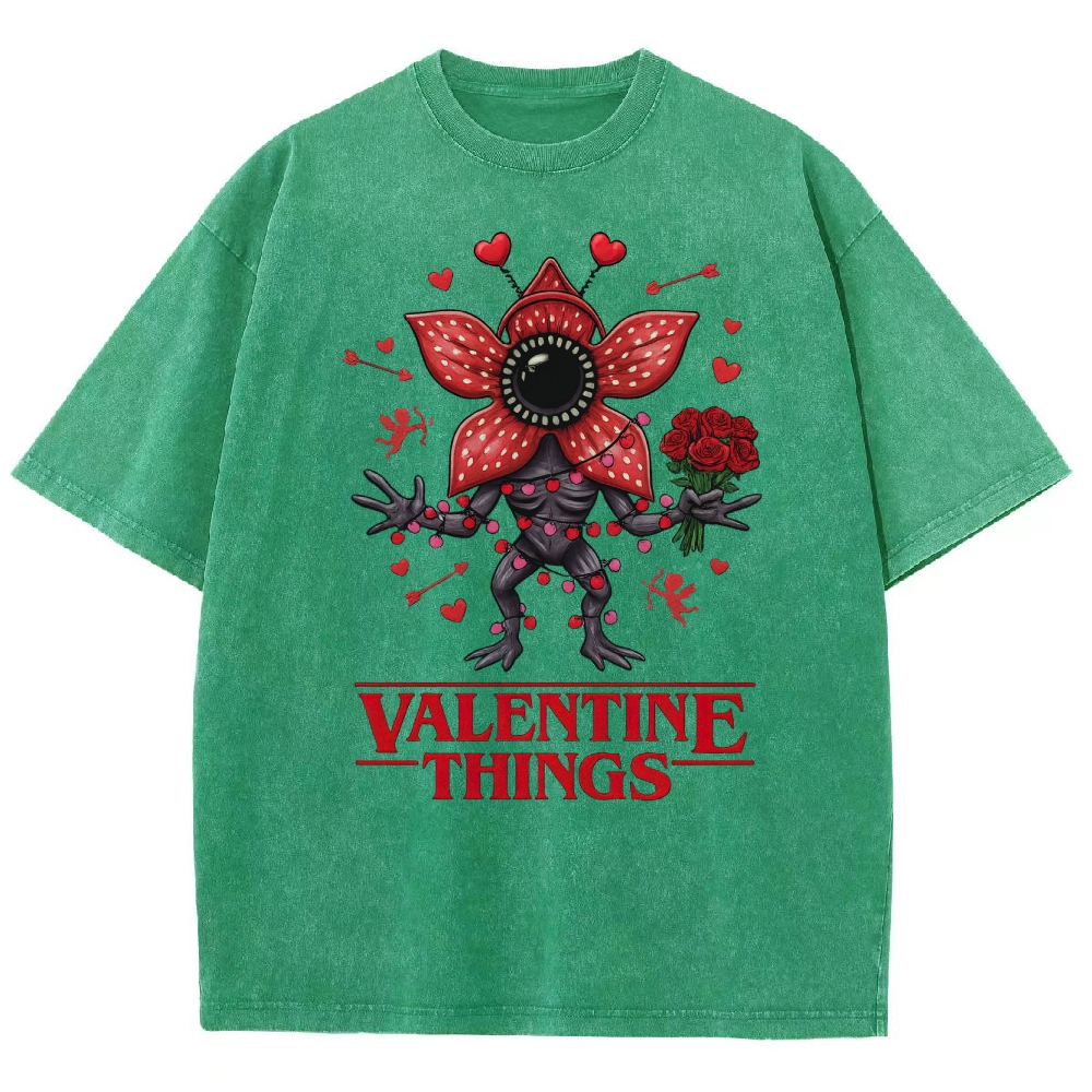 Stranger Valentine Monster Washed T-Shirt