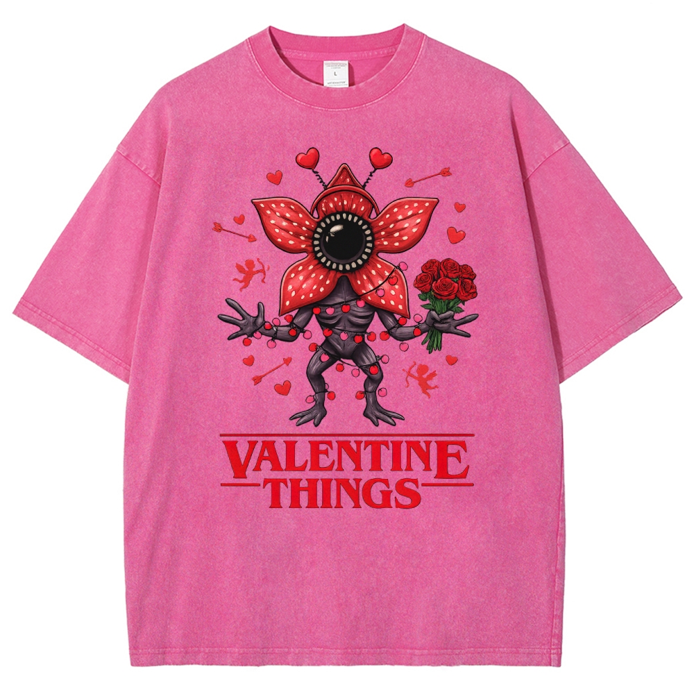 Stranger Valentine Monster Washed T-Shirt