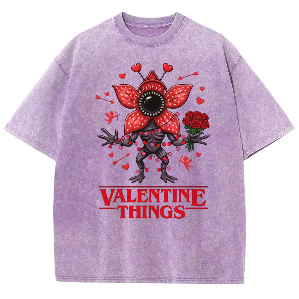 Stranger Valentine Monster Washed T-Shirt