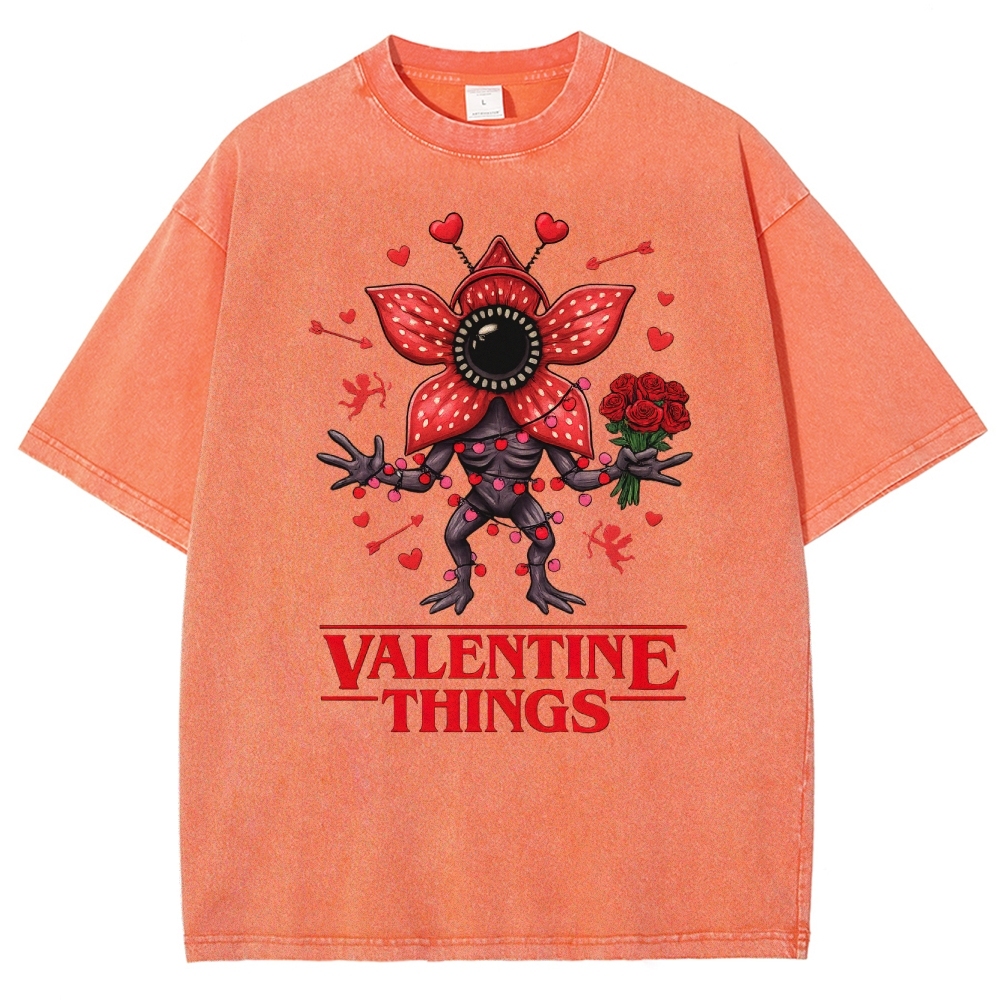 Stranger Valentine Monster Washed T-Shirt