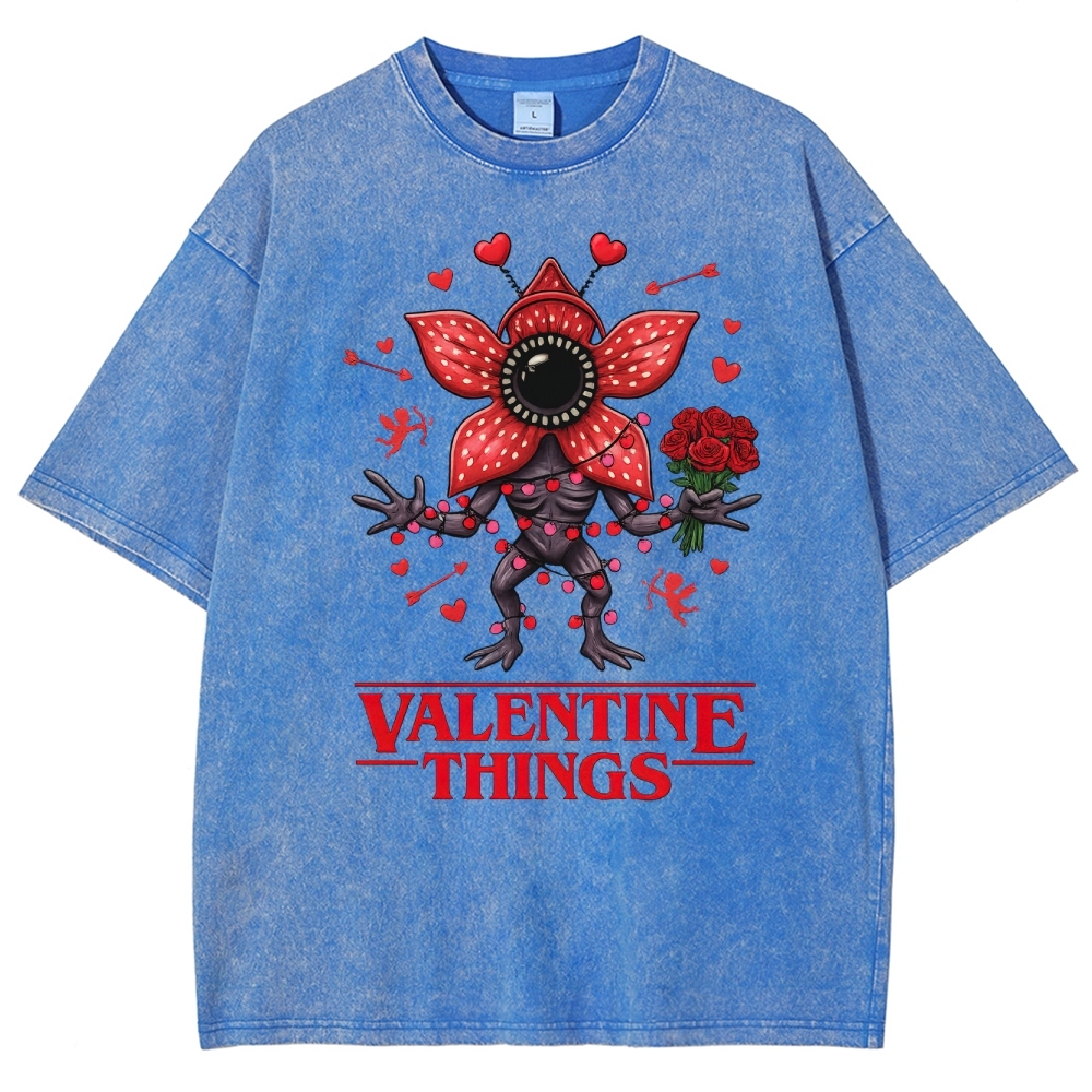 Stranger Valentine Monster Washed T-Shirt