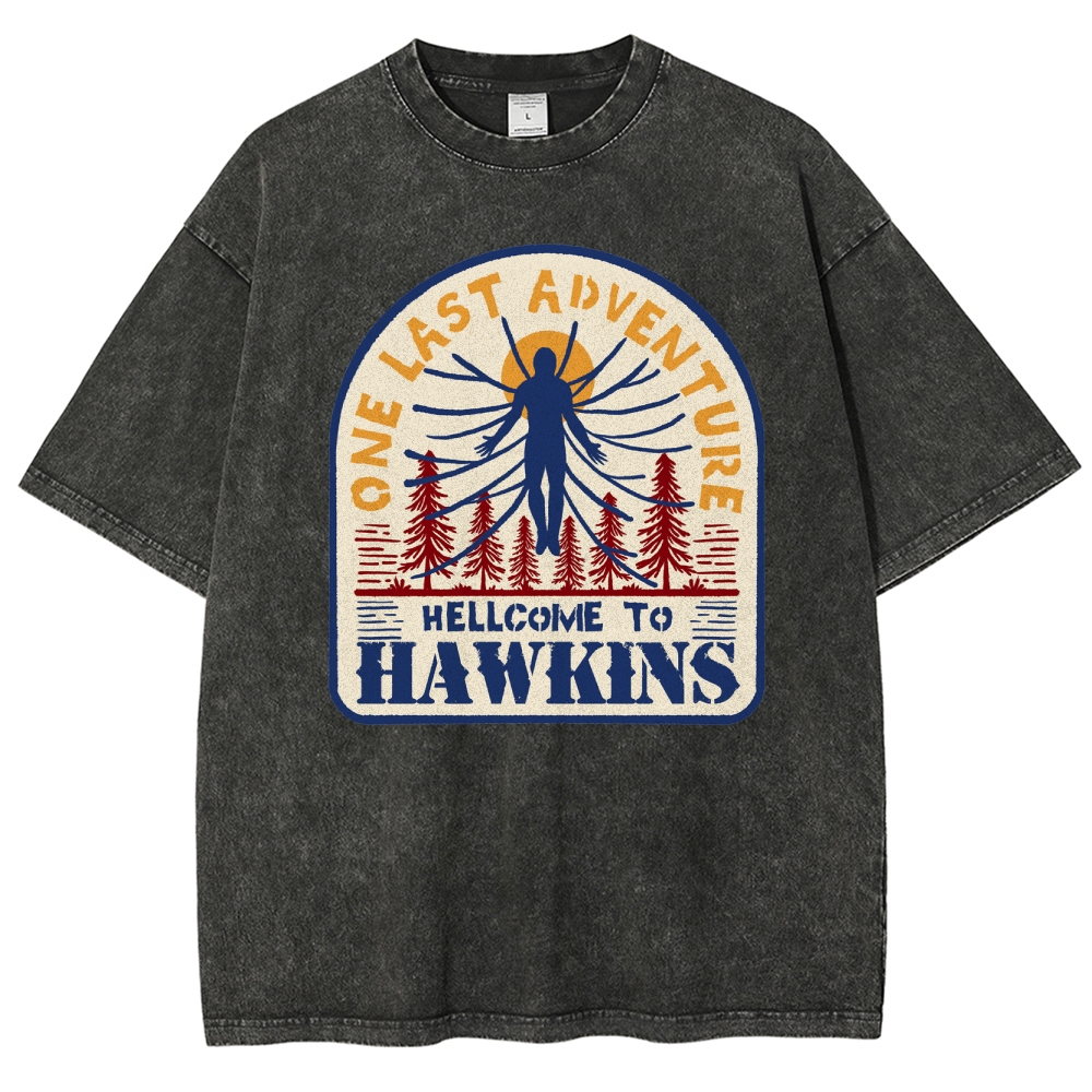 One Last Adventure Hawkins Washed T-Shirt