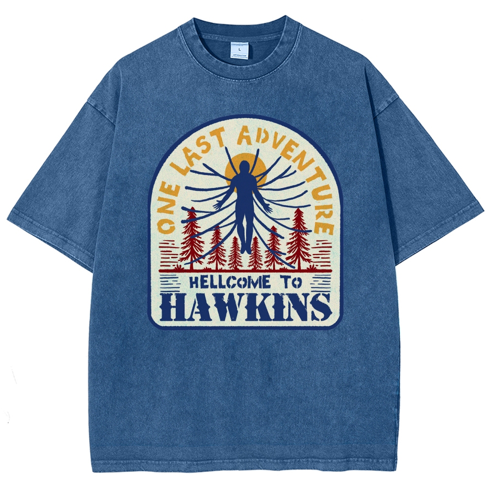 One Last Adventure Hawkins Washed T-Shirt