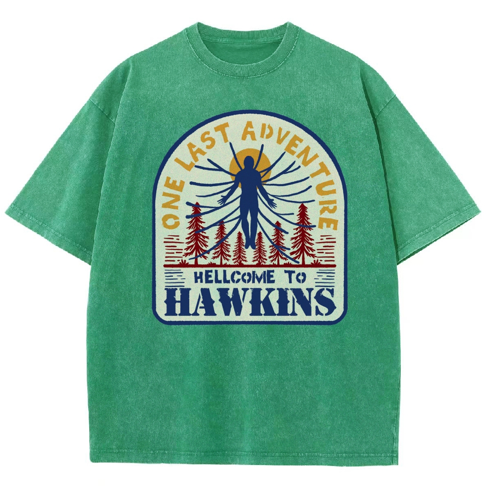 One Last Adventure Hawkins Washed T-Shirt