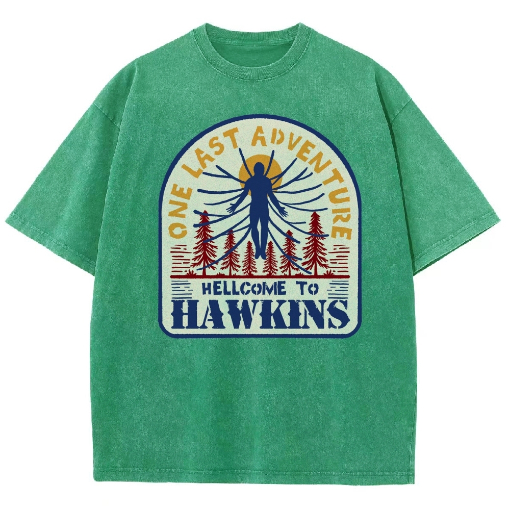 One Last Adventure Hawkins Washed T-Shirt
