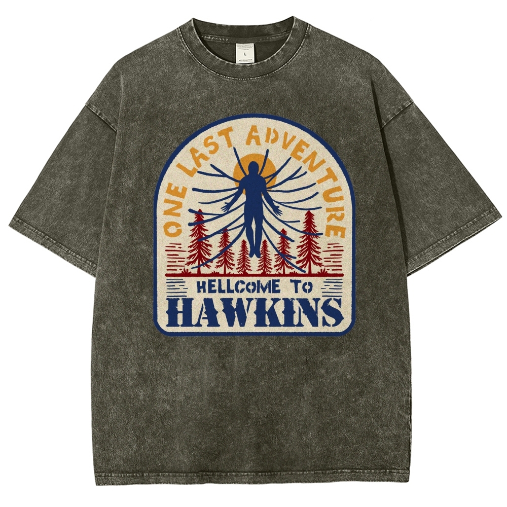 One Last Adventure Hawkins Washed T-Shirt