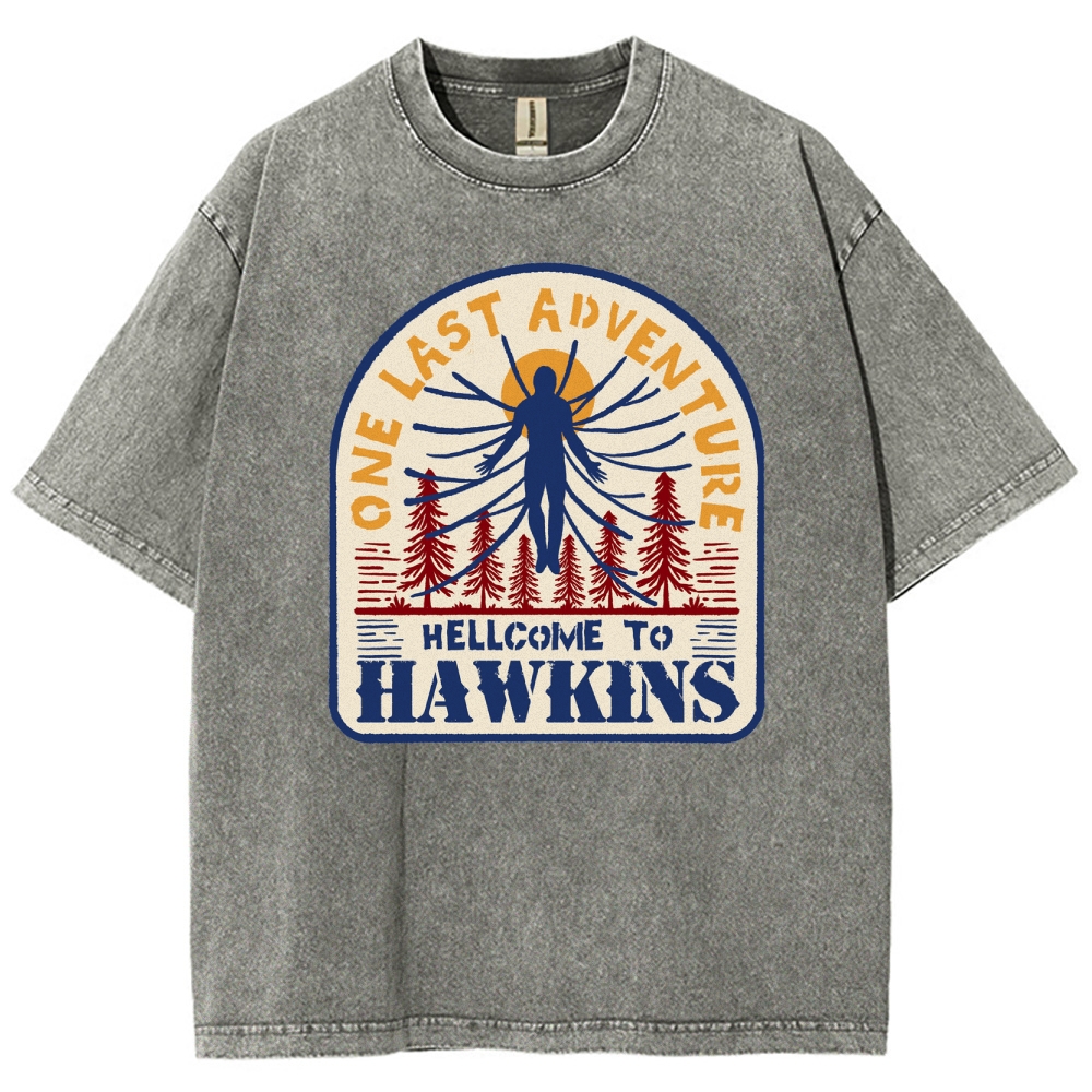 One Last Adventure Hawkins Washed T-Shirt