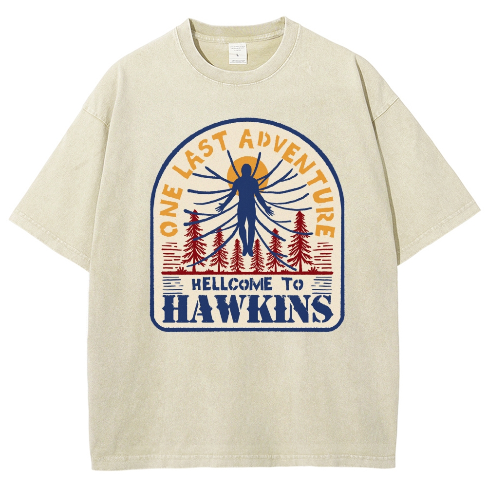 One Last Adventure Hawkins Washed T-Shirt