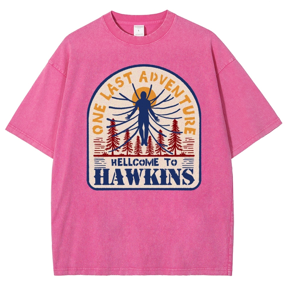 One Last Adventure Hawkins Washed T-Shirt
