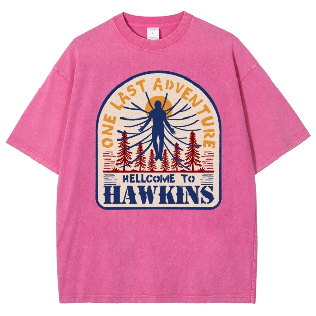 One Last Adventure Hawkins Washed T-Shirt