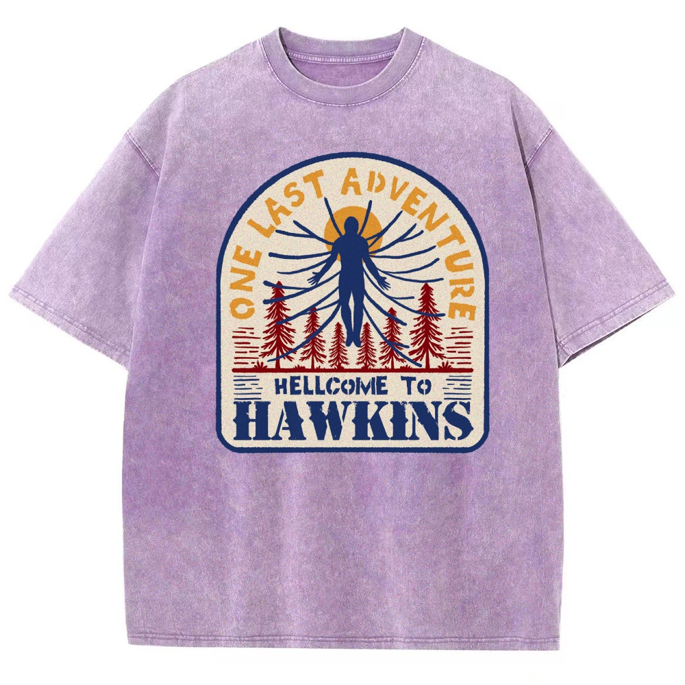 One Last Adventure Hawkins Washed T-Shirt