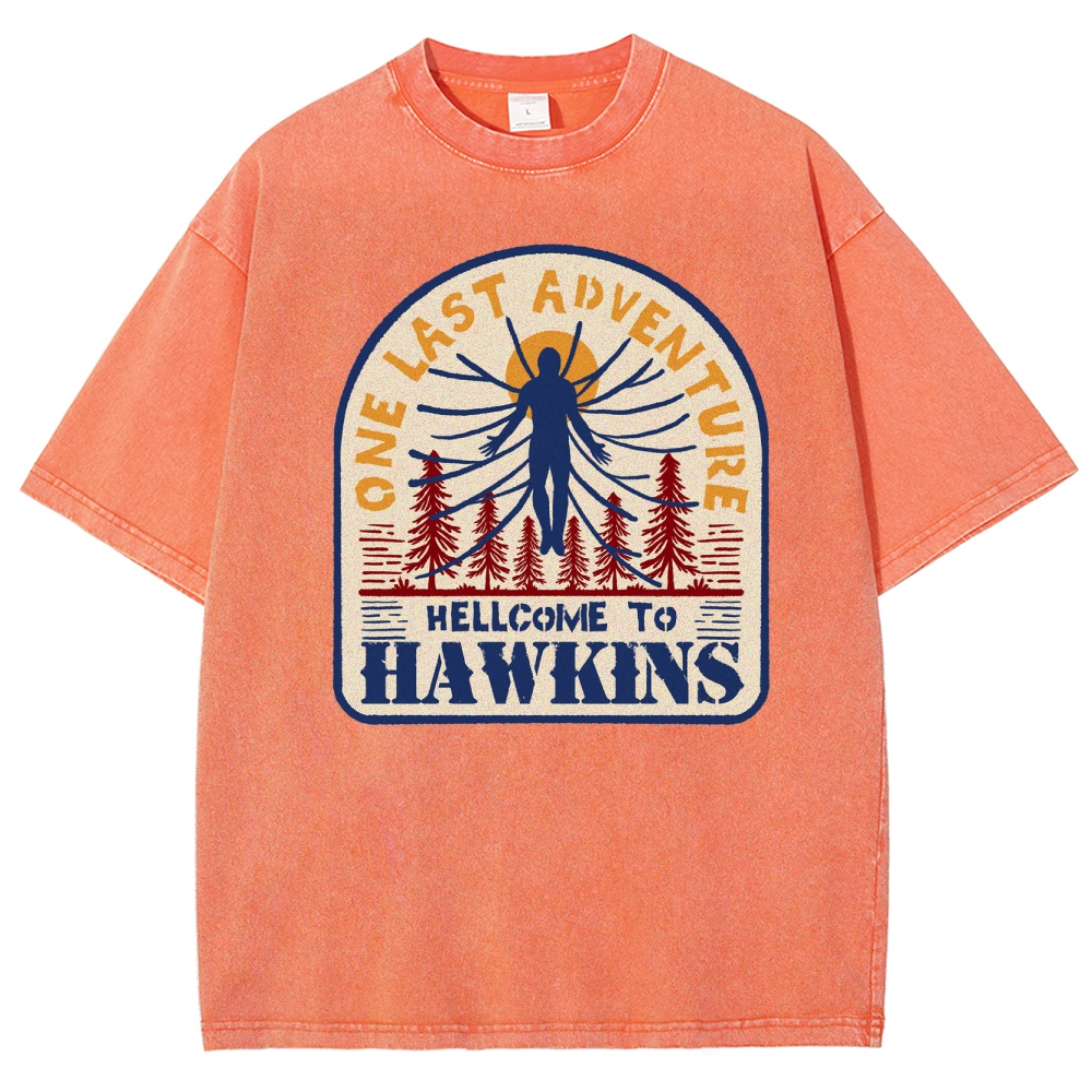 One Last Adventure Hawkins Washed T-Shirt