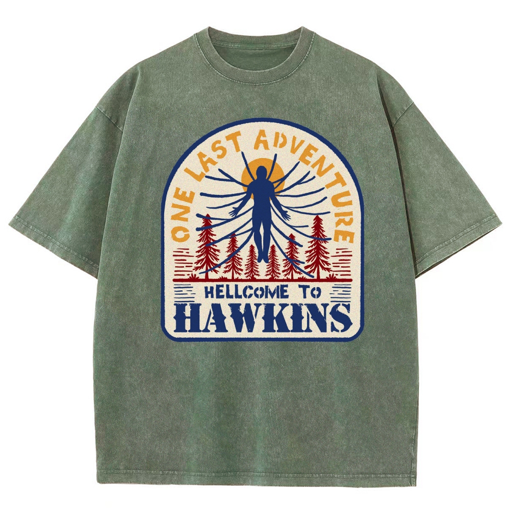 One Last Adventure Hawkins Washed T-Shirt