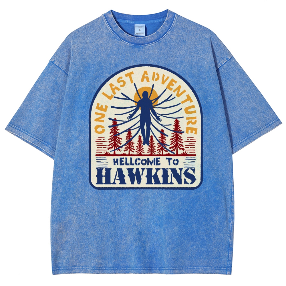 One Last Adventure Hawkins Washed T-Shirt