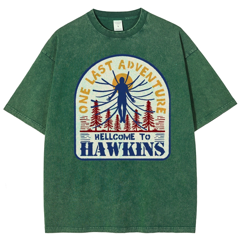 One Last Adventure Hawkins Washed T-Shirt