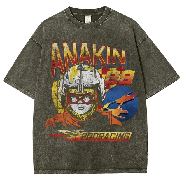 Anakin Podracing Retro Washed T-Shirt