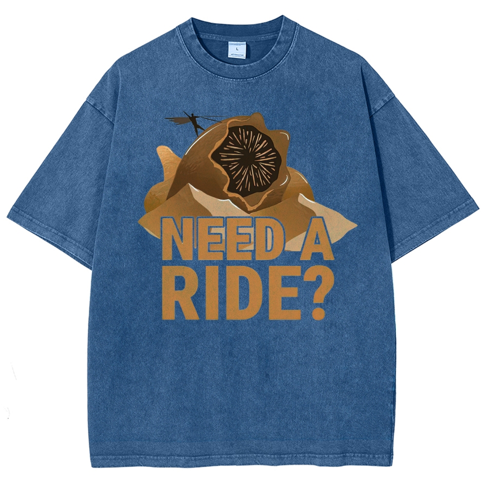 Need a Ride? Washed T-Shirt