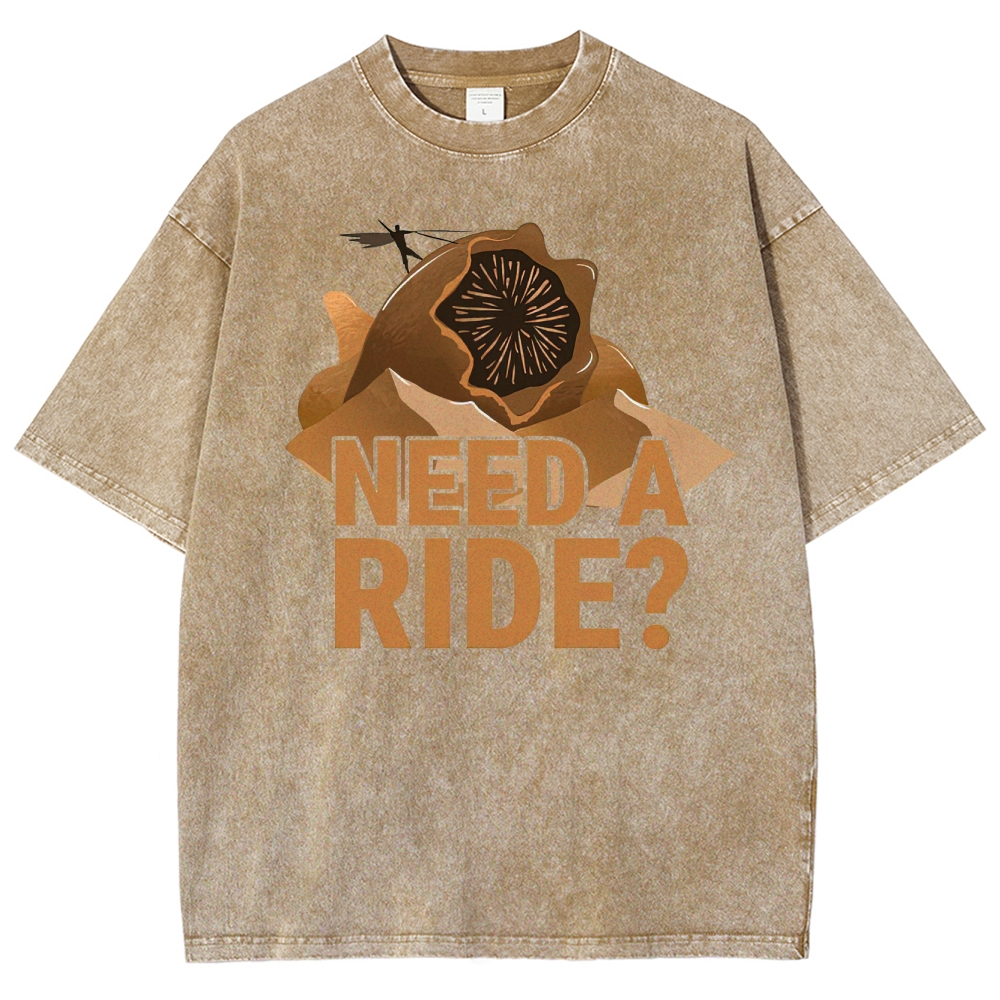 Need a Ride? Washed T-Shirt