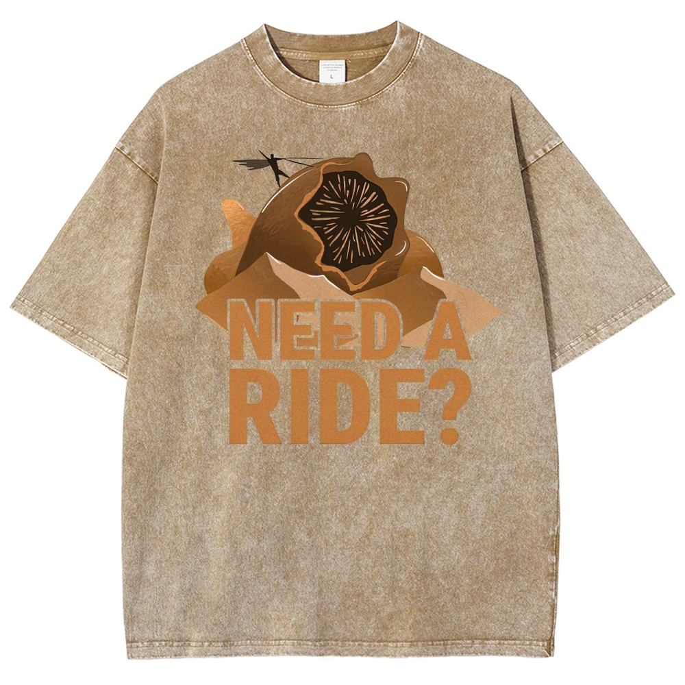 Need a Ride? Washed T-Shirt