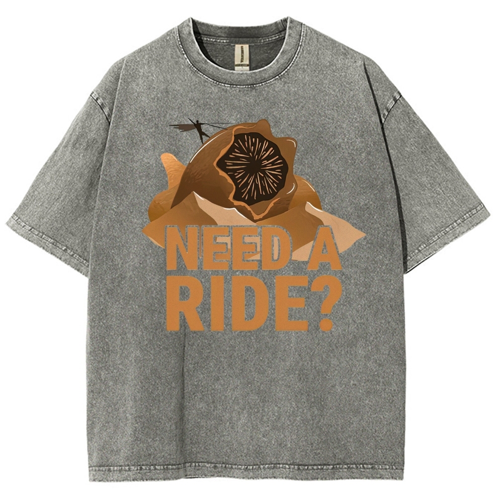 Need a Ride? Washed T-Shirt
