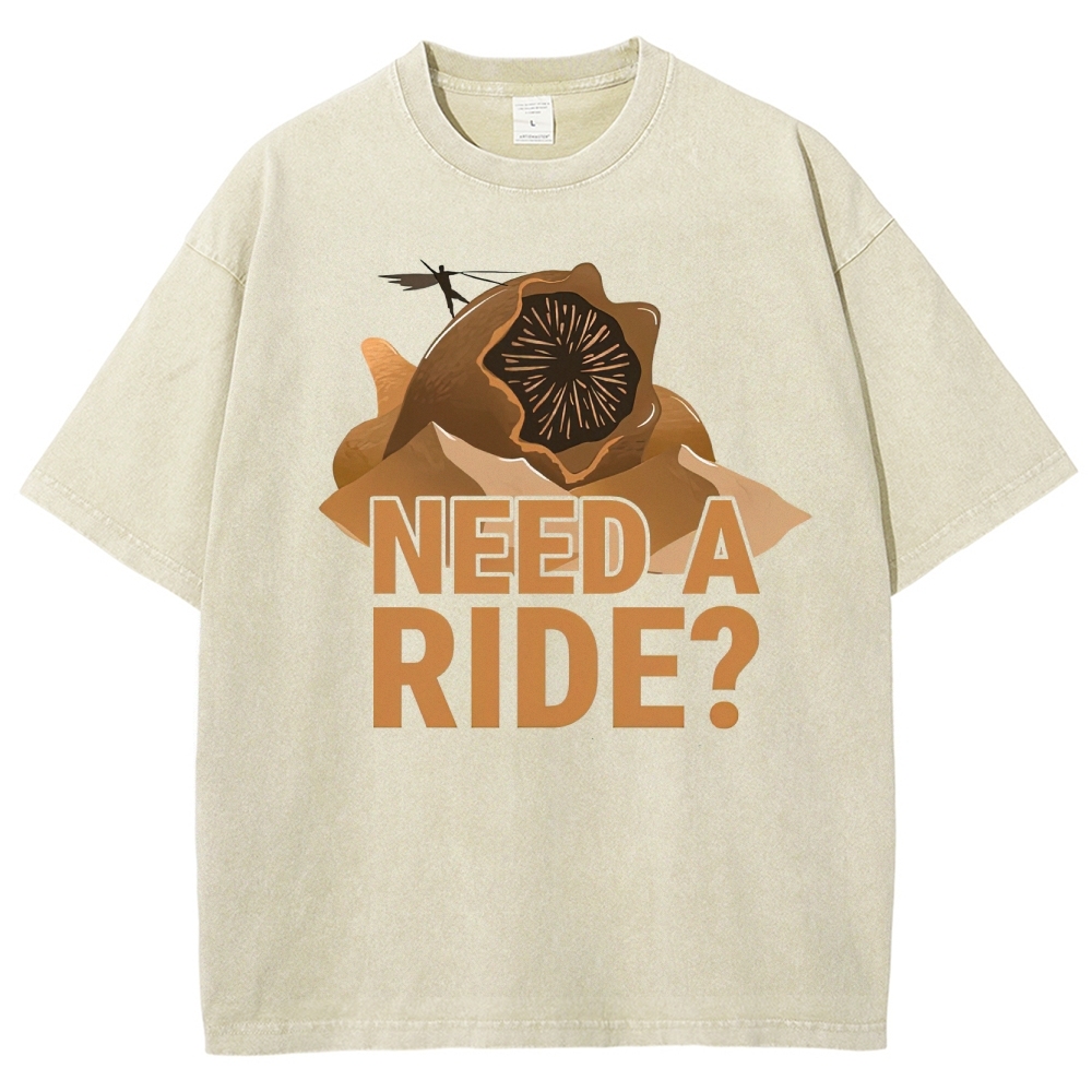 Need a Ride? Washed T-Shirt
