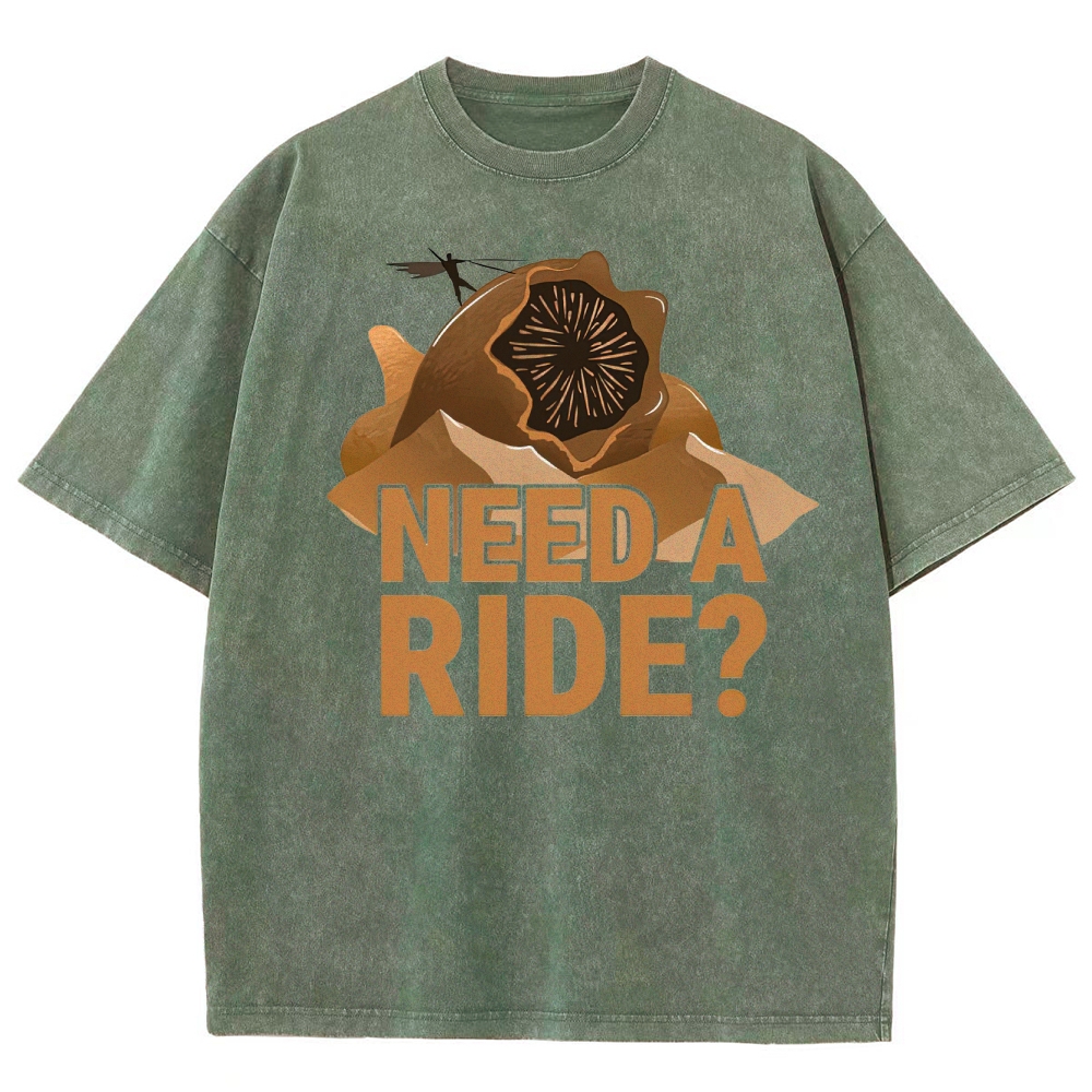 Need a Ride? Washed T-Shirt