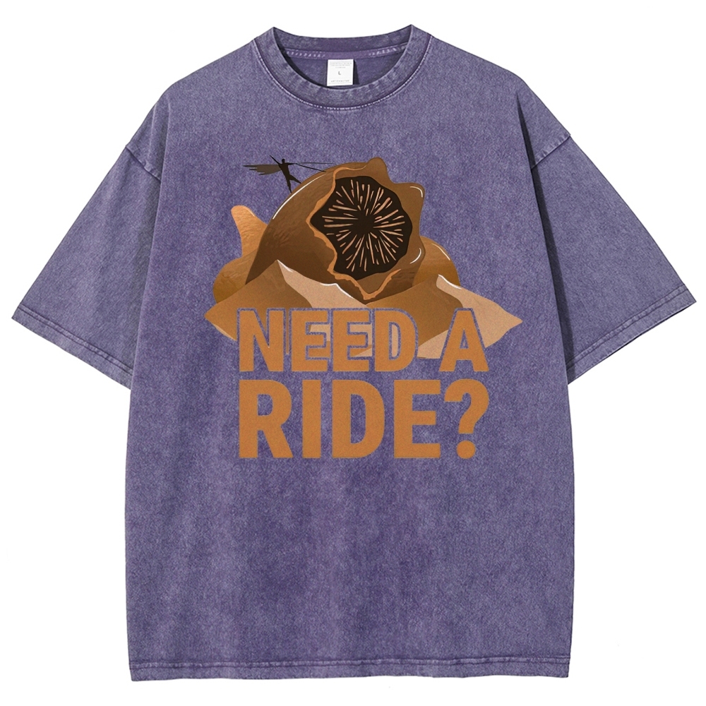 Need a Ride? Washed T-Shirt