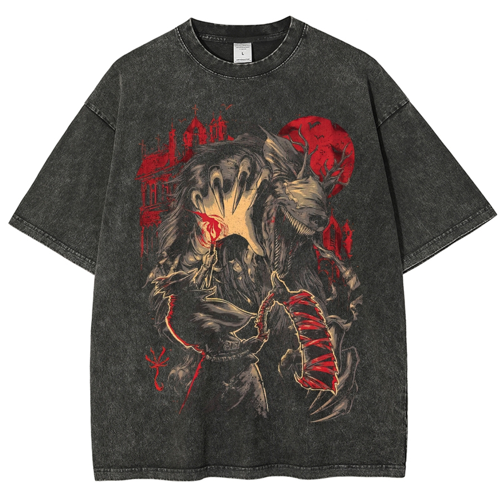 Hunter & Beast Gothic Washed T-Shirt