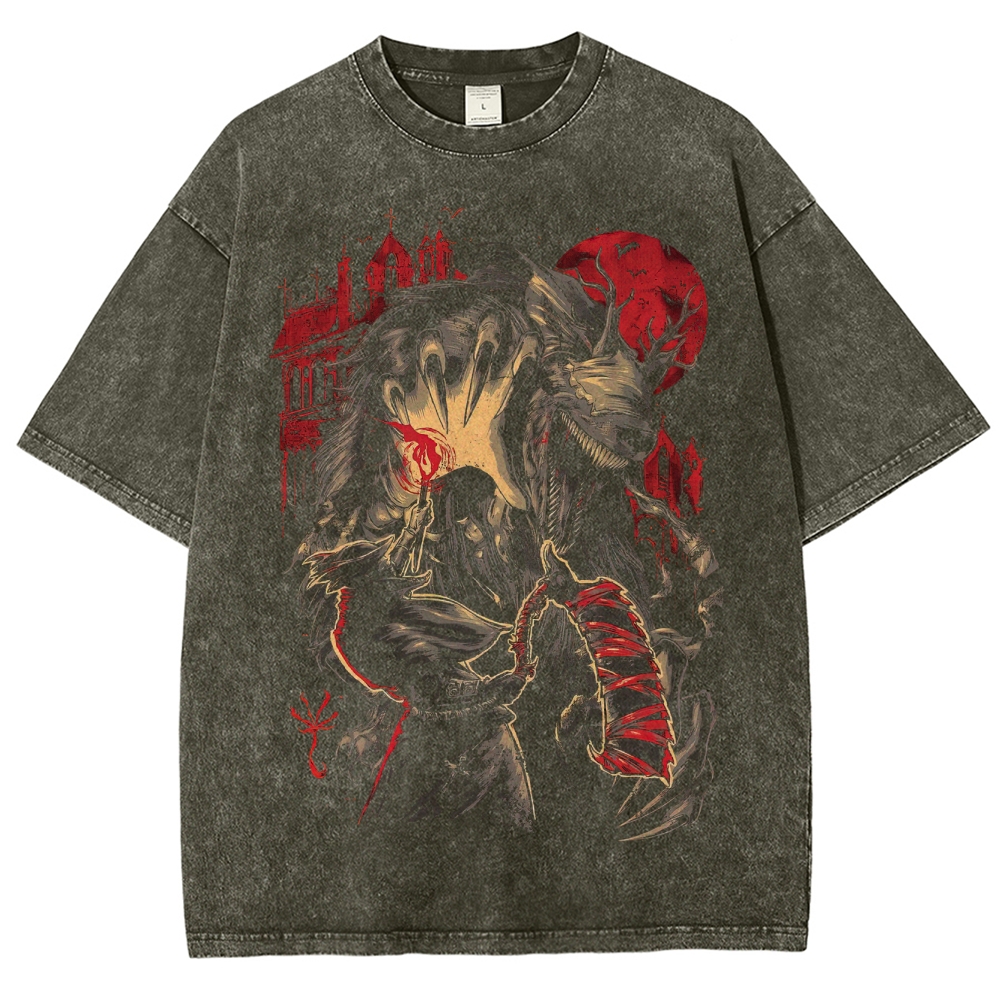 Hunter & Beast Gothic Washed T-Shirt