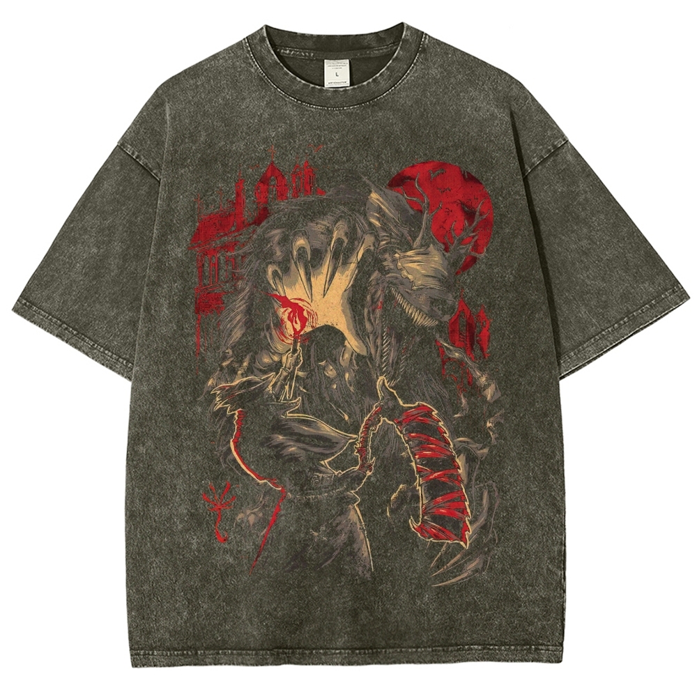 Hunter & Beast Gothic Washed T-Shirt