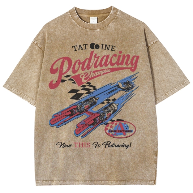 Tatooine Podracing Champion Washed T-Shirt