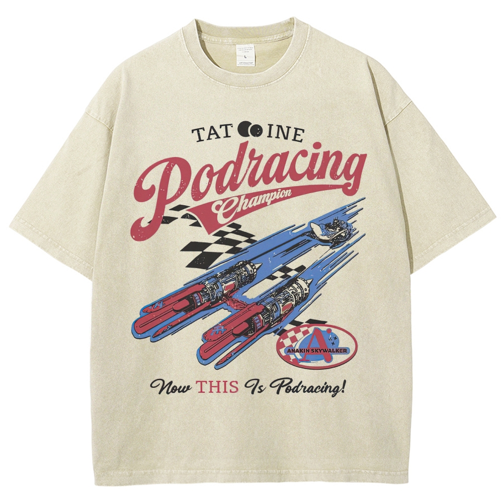 Tatooine Podracing Champion Washed T-Shirt