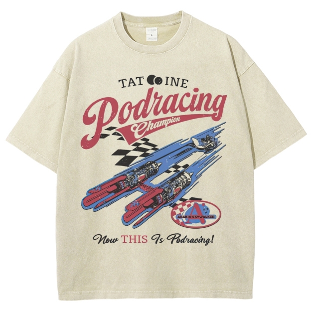 Tatooine Podracing Champion Washed T-Shirt