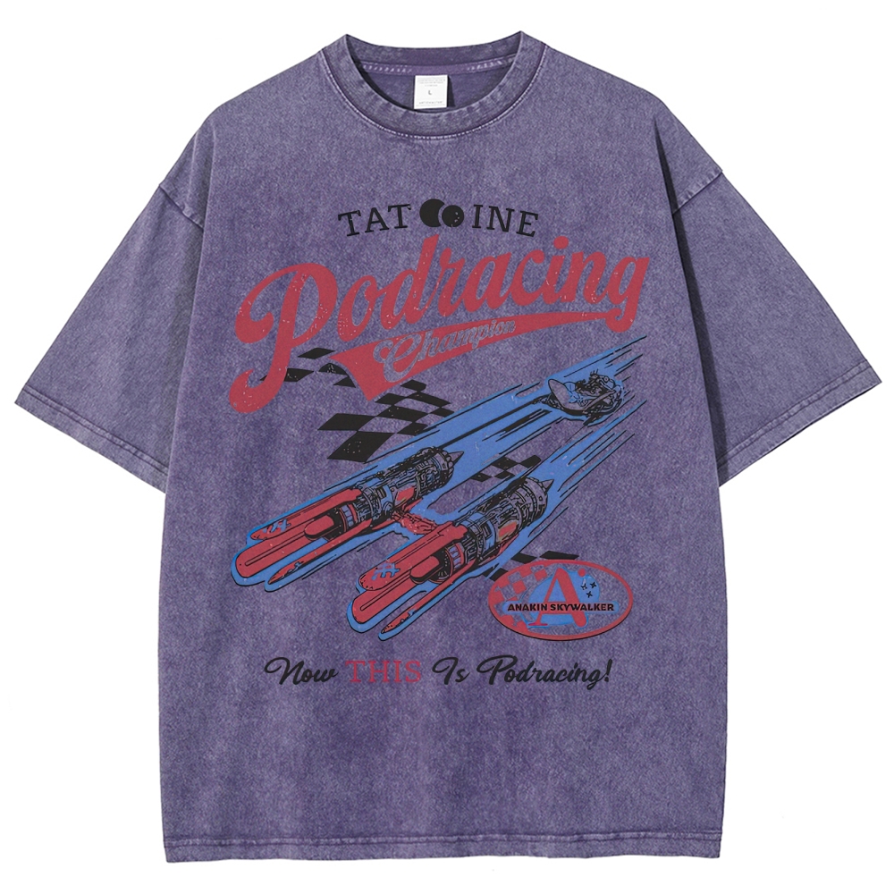 Tatooine Podracing Champion Washed T-Shirt