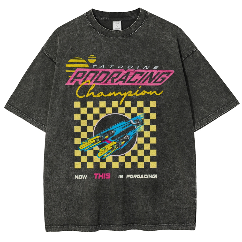 Tatooine Podracing Champion Retro Washed T-Shirt