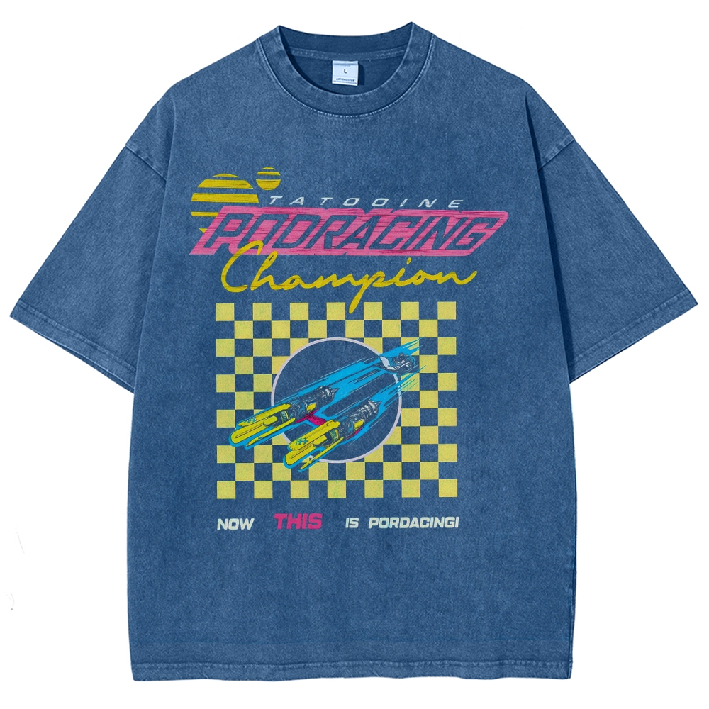 Tatooine Podracing Champion Retro Washed T-Shirt