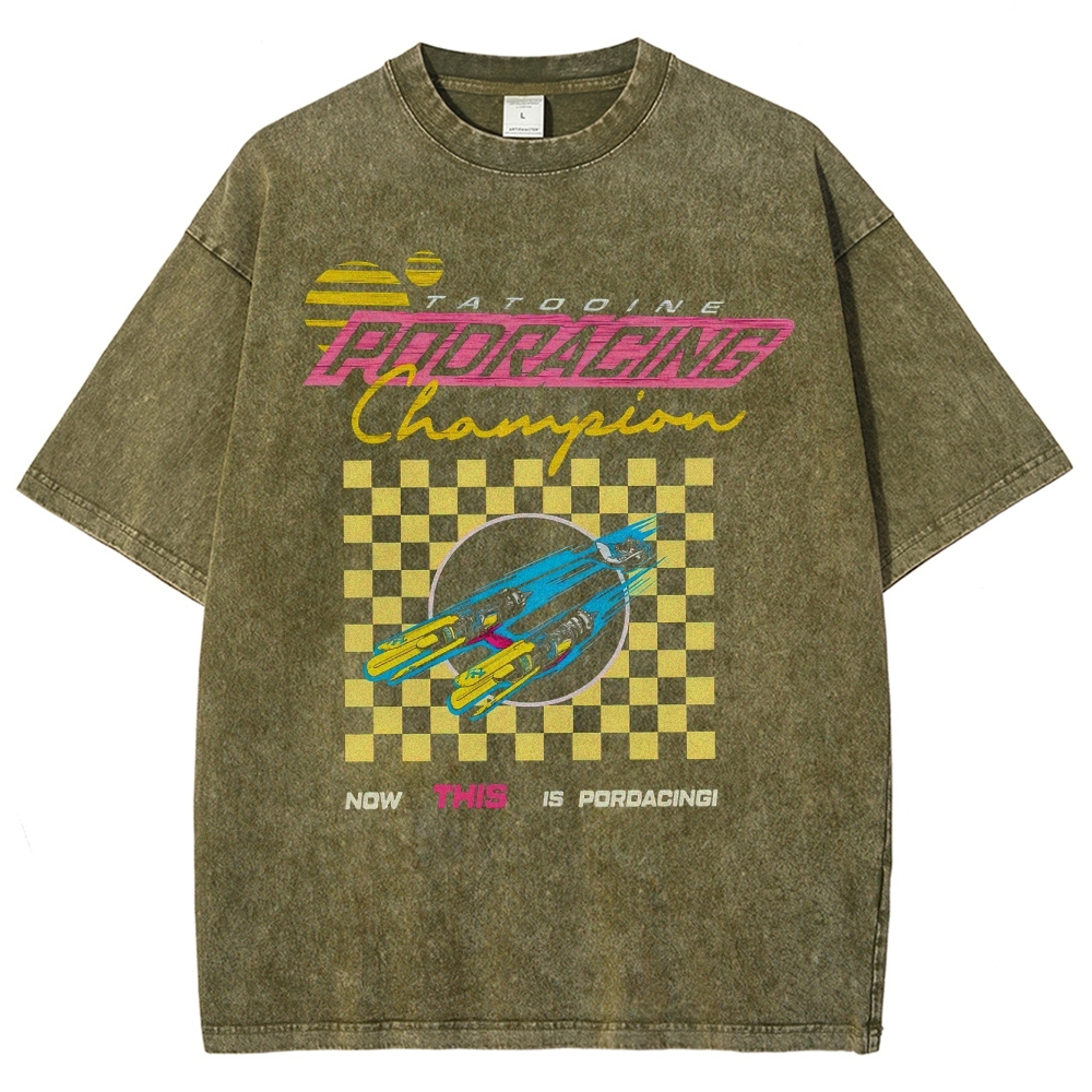 Tatooine Podracing Champion Retro Washed T-Shirt